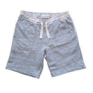 PULLIN Heather Grey & Pastel Drawstring Sweat Shorts w/ Zip Fly Men's Sz M